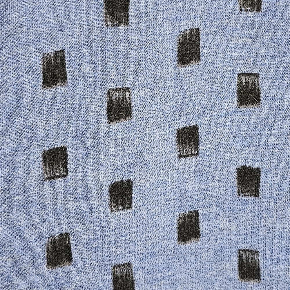 Kensie Women's Blue & Black Dot Print Long-Sleeved Top Size XL - Picture 5 of 11